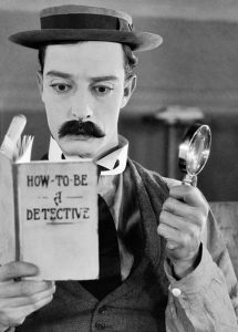 Buster Keaton as Sherlock Jr.
